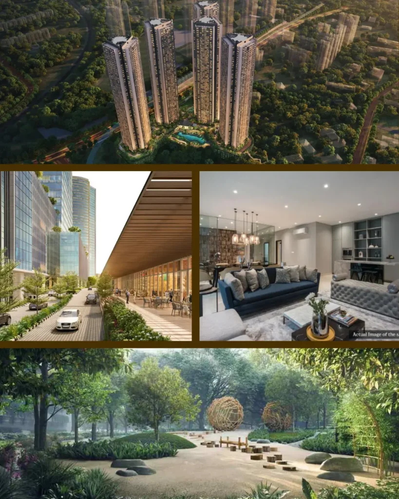 Oberoi Garden City — tower render